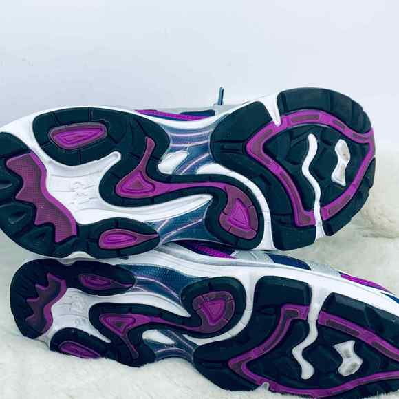 Asics OG Gel Preleus Size 7 Walking Shoe Teal- Silver- Fushia Color Way - Picture 10 of 11